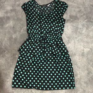 BeBop dress polka dots with peplum